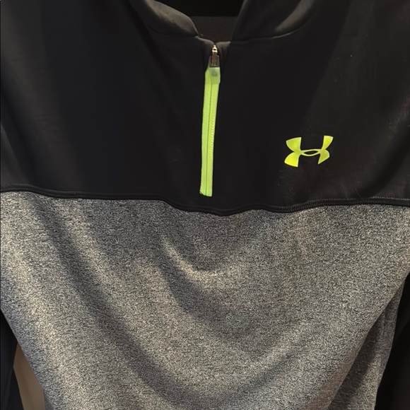 Under Armour Black and Gray Hoodie - Picture 3 of 3